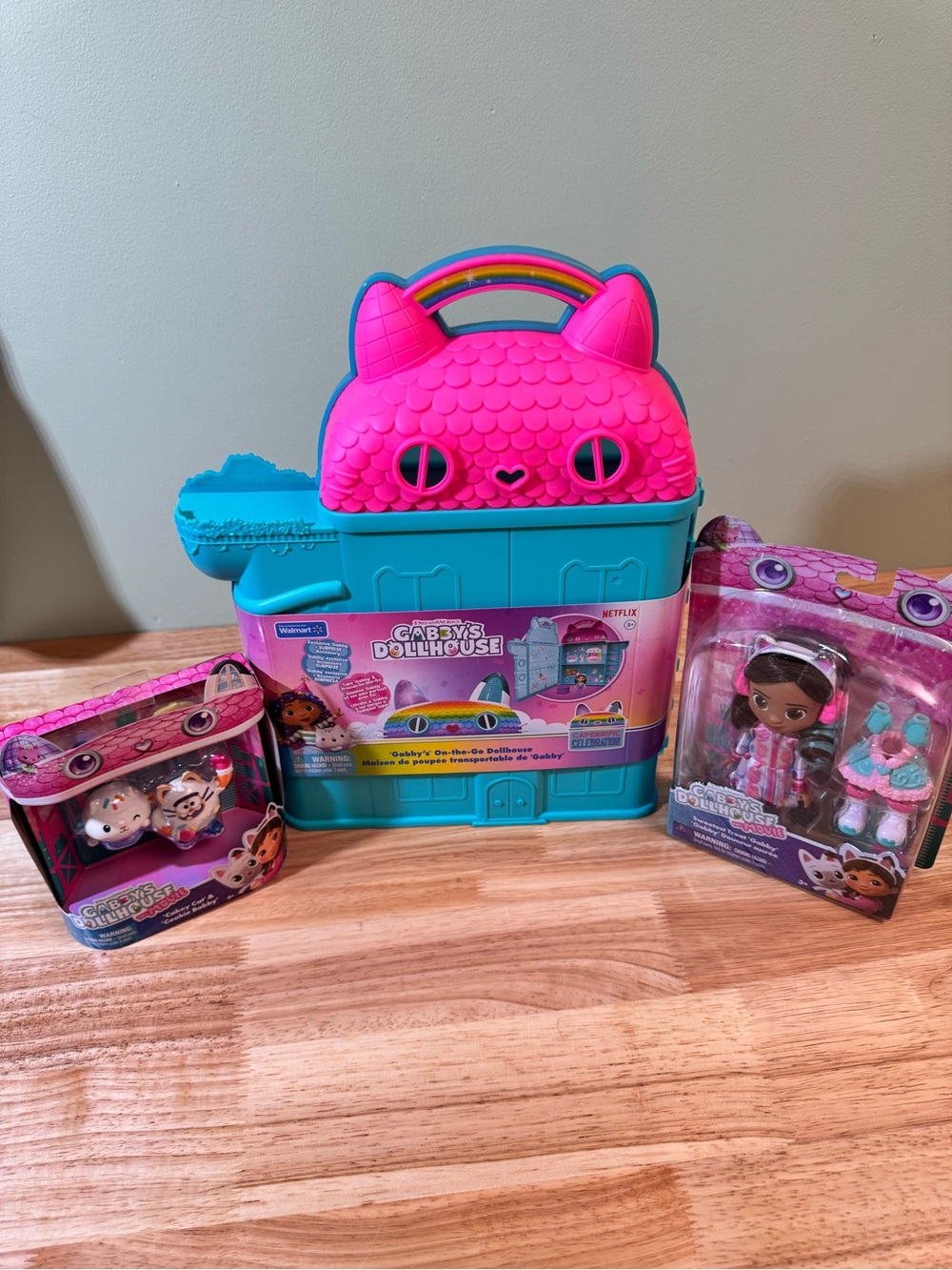Lot of 3 Gabby’s Dollhouse toys